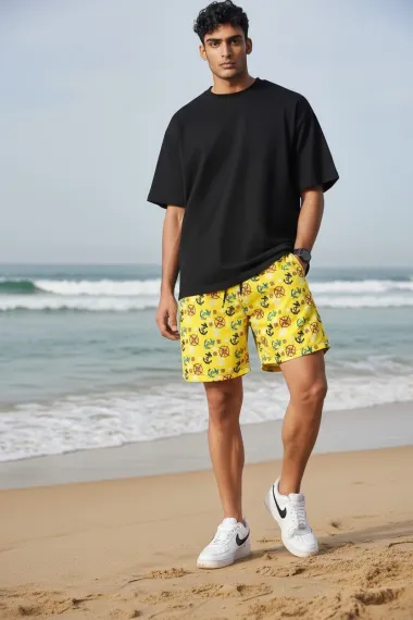 Sort de baie cu imprimeu 12529 D6-1.4